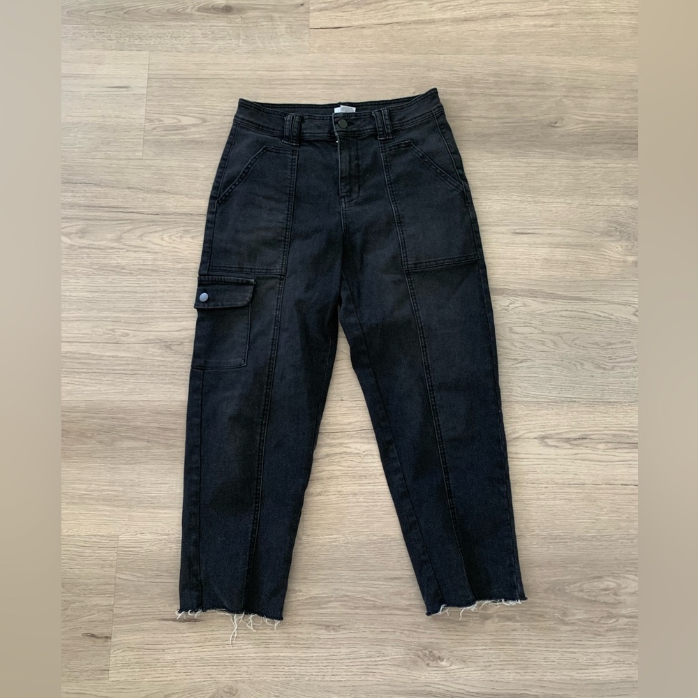 Time & Tru Black Cargo Pants
